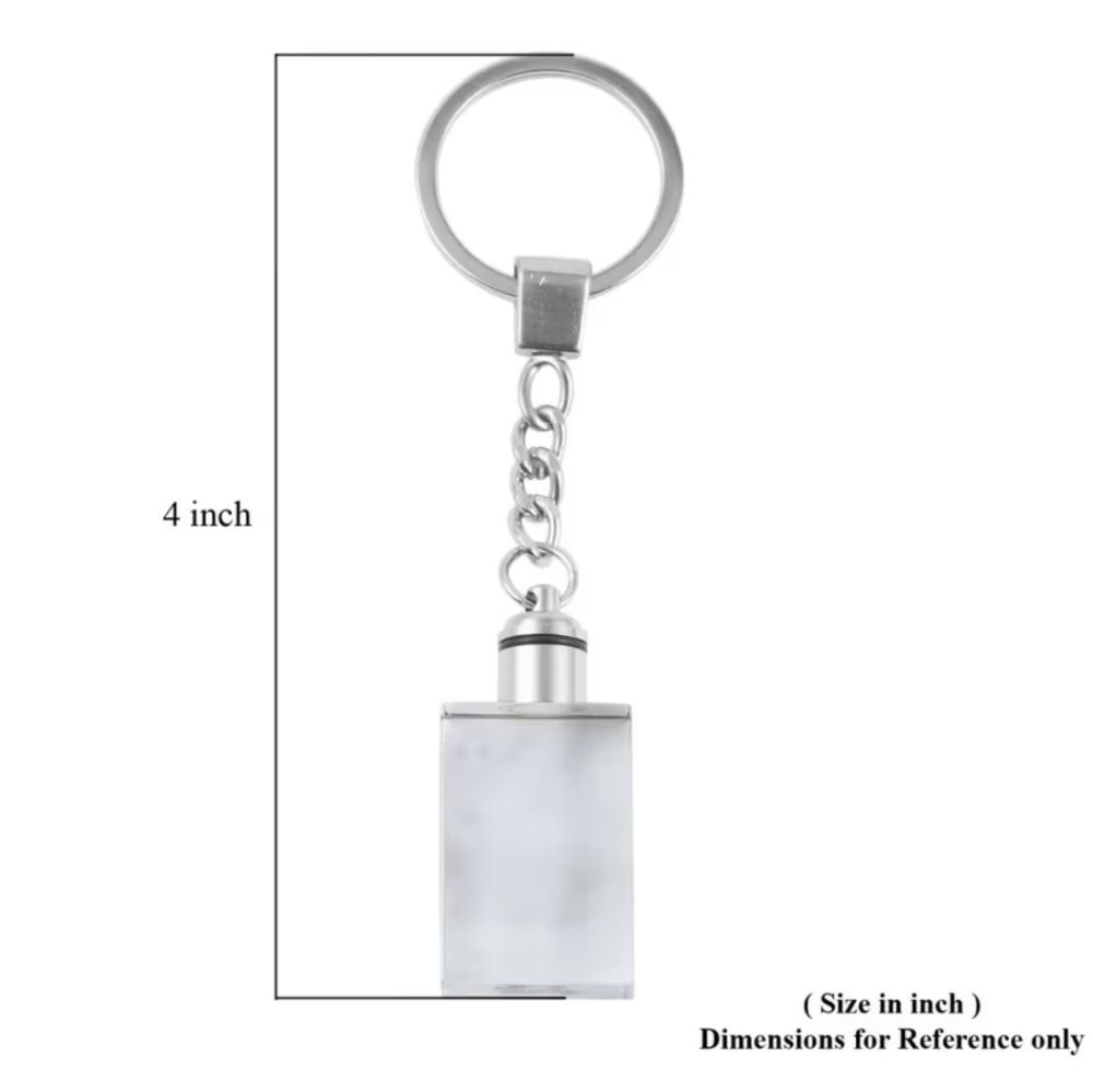 5 Piece Crystal LED Keychains (Rectangular) - Picture 7 of 13